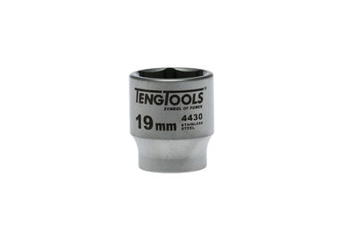 Nasadka 6-kątna nierdzewna z chwytem 3/8" 19 mm Teng Tools