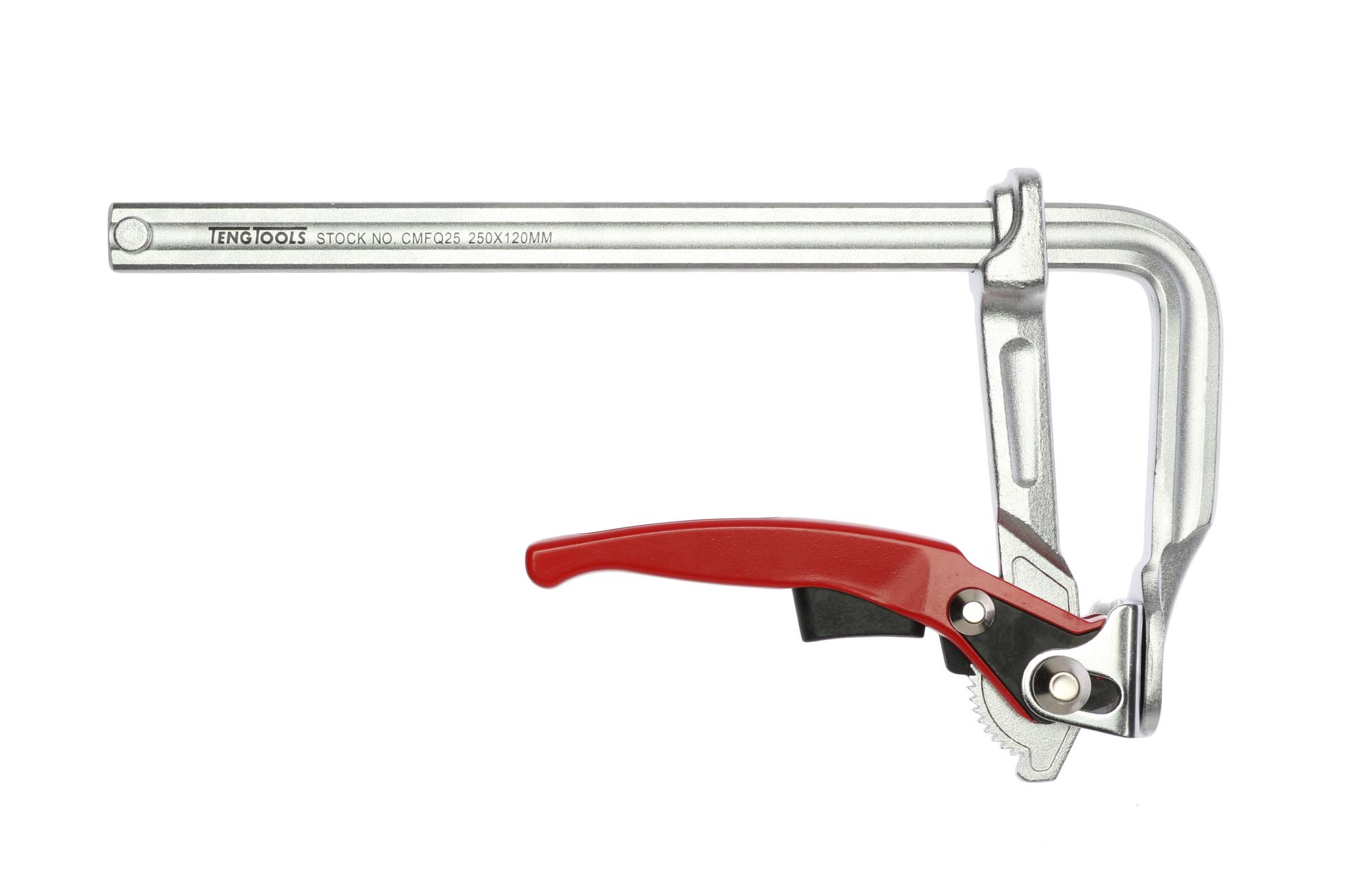 Ścisk śrubowy szybki 250x120 mm Teng Tools