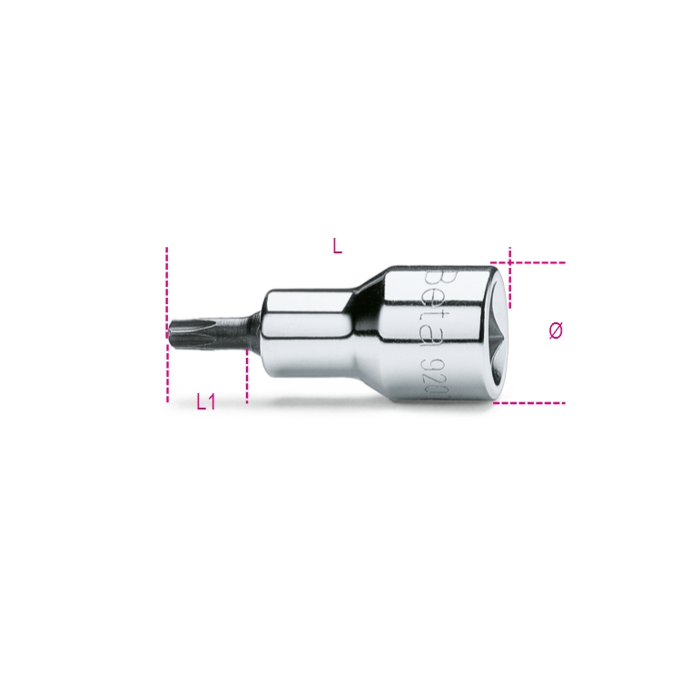 Nasadka trzpieniowa 1/2" do śrub TORX T40, 920RTX Beta