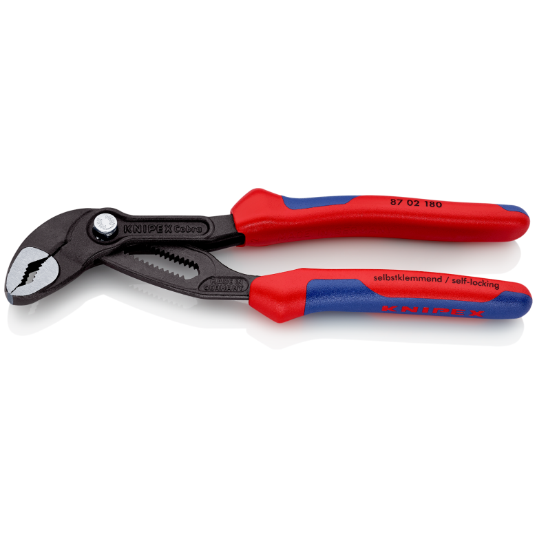 KNIPEX Cobra® 87 02 180 Szczypce nastawne do rur nowej generacji KNIPEX
