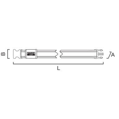 Pasek regulowany szybko odpinany 1180 mm BAHCO