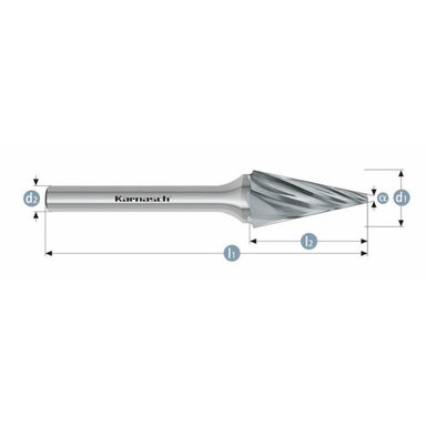Pilnik obrotowy SKM HP-7 6x12x3x44 Integra Tools