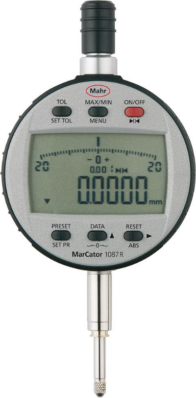 Czujnik zegarowy, cyfrowy MarCator 0,0005/25mm 1087R MAHR