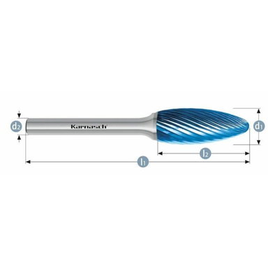 Pilnik obrotowy Blue-Tec H HP-2 8x20x6x65 Integra Tools