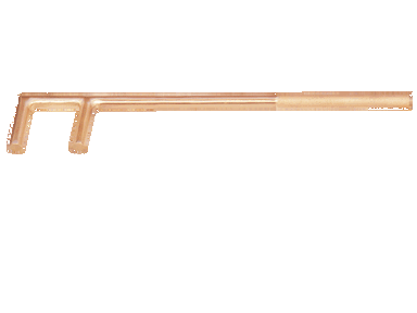 Pręt do zaworów nieiskrzący 90x800 mm stop miedzi berylu BAHCO