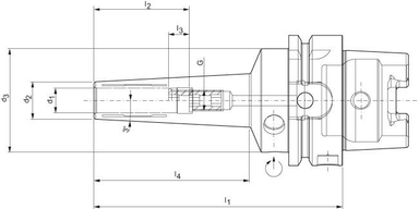 Uchwyt zaciskowy precyzyjny HPH Multi3  10mm HSK-A63 WTE