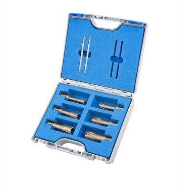 Zestaw wierteł rurowych Hard-Line40 6szt Uni 9/16-1.1/16 + piloty Integra  