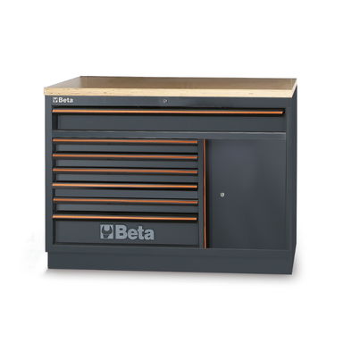 Moduł stały z 7 szufladami systemu C45PRO, 4500/C45PRO/M7A/W Beta