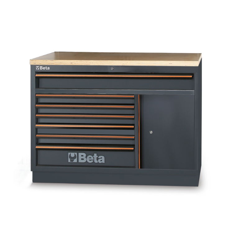 Moduł stały z 7 szufladami systemu C45PRO, 4500/C45PRO/M7A/W Beta