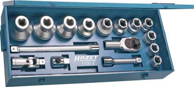 Zestaw kluczy nasadowych - nasadek 1", 16-cz., 1100Z  HAZET