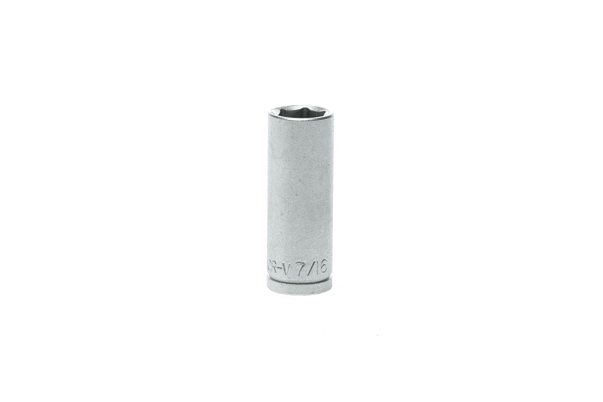 Nasadka 6-kątna długa calowa z chwytem 3/8" 7/16" Teng Tools