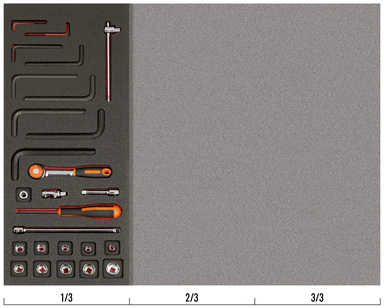 Zestaw nasadek 1/4" 26 szt. BAHCO