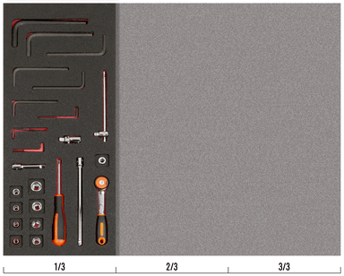 Nasadki 1/4" 24 elementy BAHCO