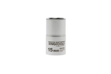 Nasadka 6-kątna nierdzewna z chwytem 1/2" 15 mm Teng Tools