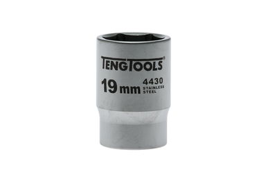 Nasadka 6-kątna nierdzewna z chwytem 1/2" 19 mm Teng Tools