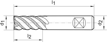 Wiertlo krete DIN338 HSSEtyp INOX 3,90mm GÜHRING