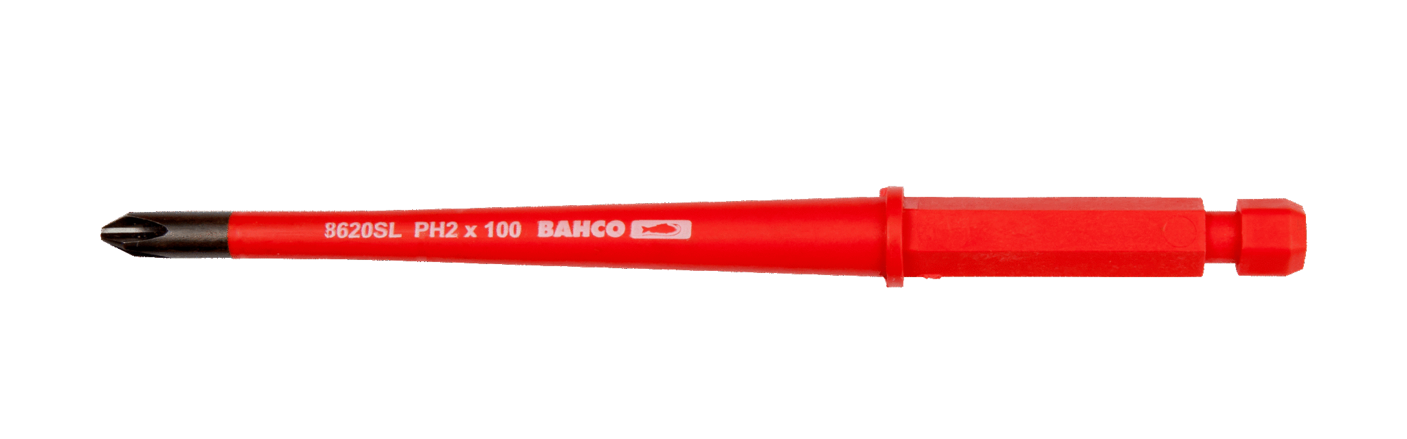 Grot wymienny izolowany SLIM kombinowany do śrub 5.0/PH1 x 100 mm do wkrętaka 808060, 2 szt. BAHCO