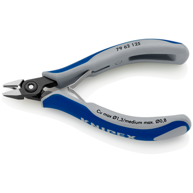 Precyzyjne szczypce tnące boczne dla elektroników 79 62 125 KNIPEX