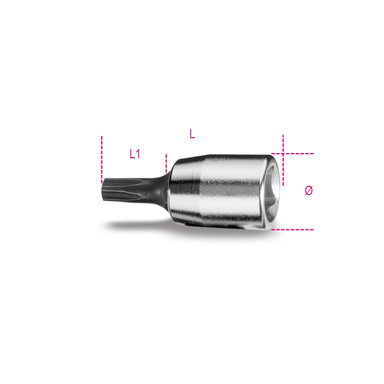 Nasadka trzpieniowa 1/4" 5-ramienna PT15, 900PT Beta