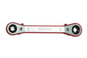 Klucz oczkowy zapadkowy E14xE16 Teng Tools