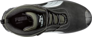 Buty Puma wysokie 630210, S3, roz. 46, czarny/srebrny Puma