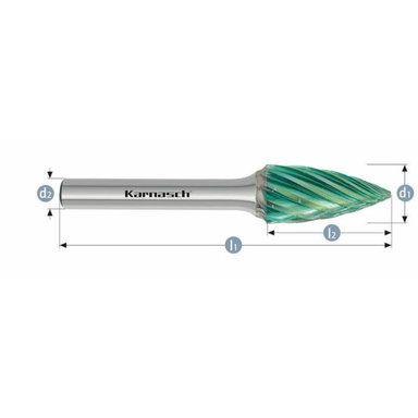 Pilnik obrotowy Green-Tec SPG HP-3 8x20x6x65 Integra Tools