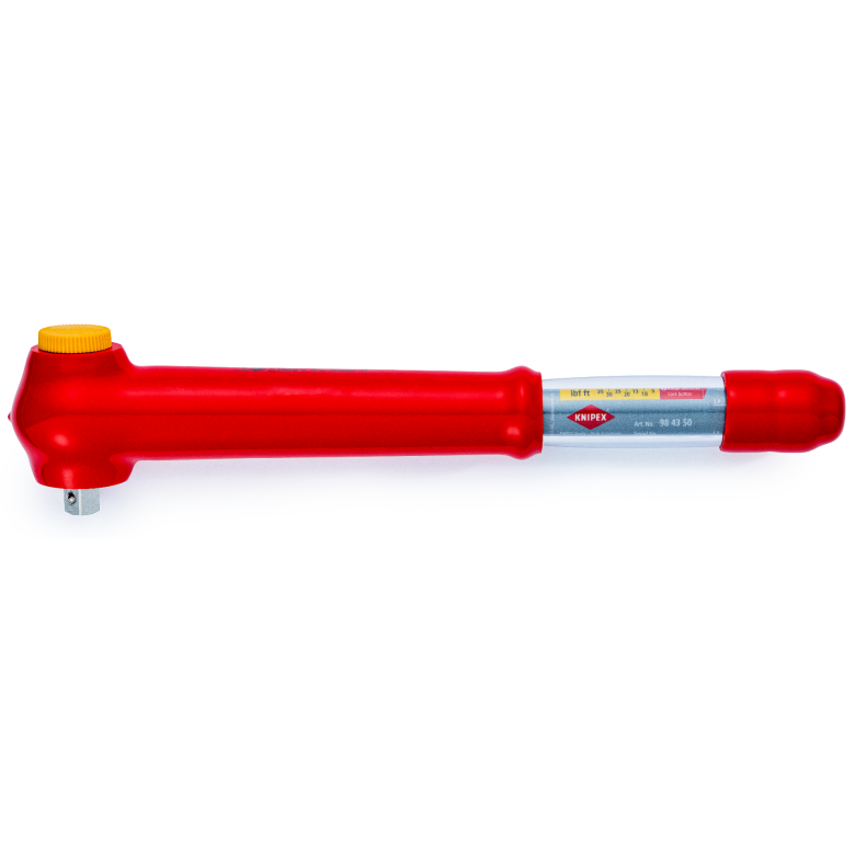 Klucz dynamometryczny 98 43 50 Z zabierakiem czworokątnym, dwukierunkowy KNIPEX