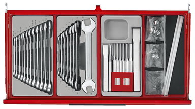 Wózek narzędziowy TKS26R1033T PRO35TM wraz z zestawem narzędzi Teng Tools