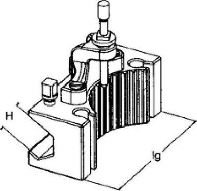 Imak szybkowymienny do wytaczaków, typ H 40 mm SRW