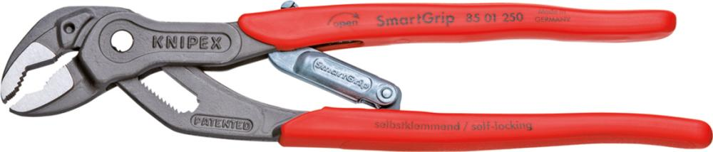 Szczypce nastawne do rur Smart-Grip, 250mm, 85 01 250, KNIPEX