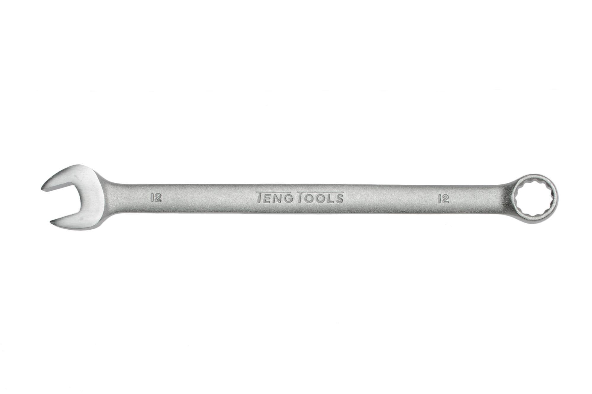 Klucz płasko-oczkowy długi 12 mm Teng Tools
