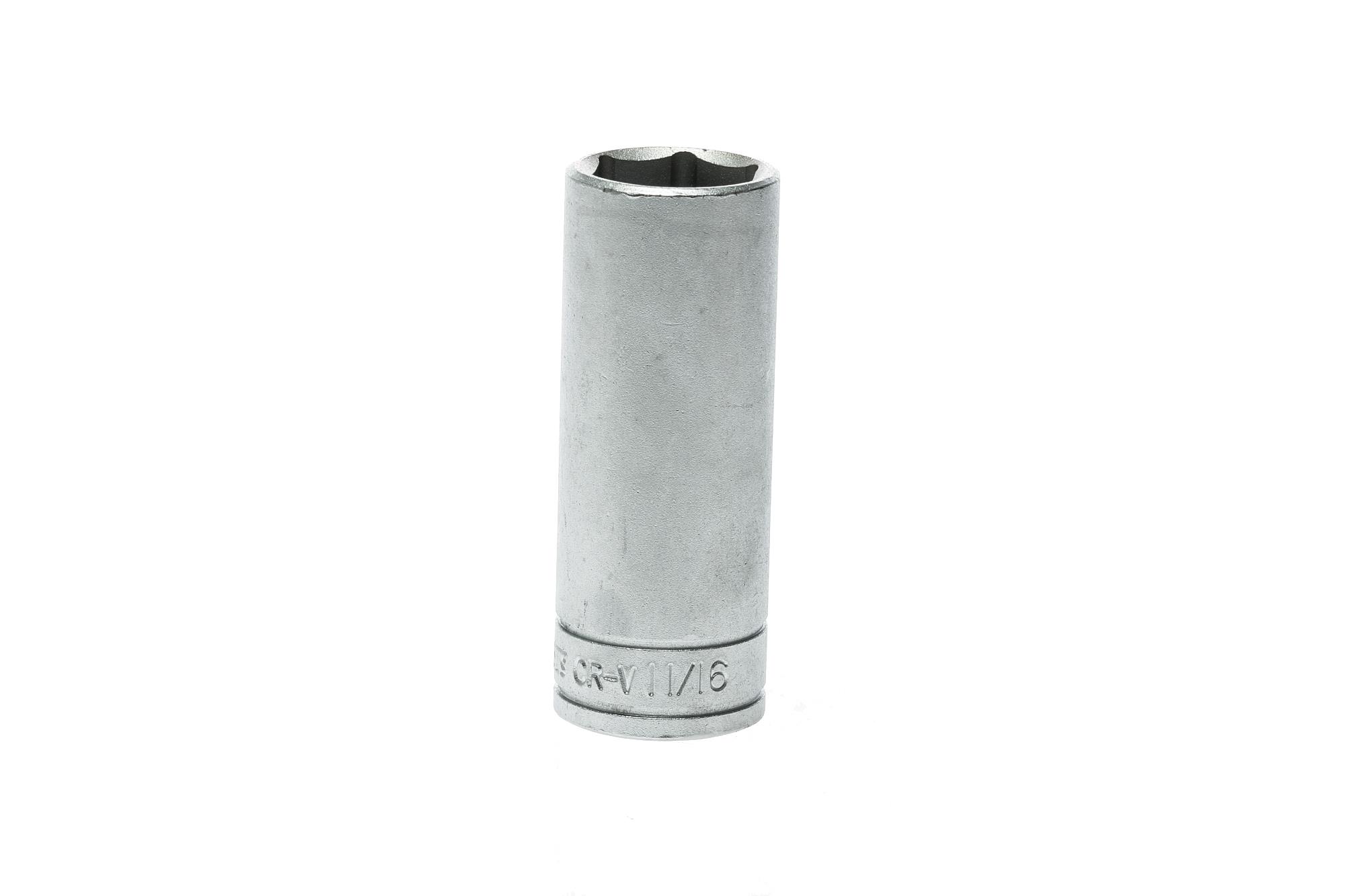 Nasadka 6-kątna długa calowa z chwytem 3/8" 11/16" Teng Tools