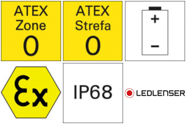 Latarka kieszon.ATEX EX4 Yellow Box Ledlenser