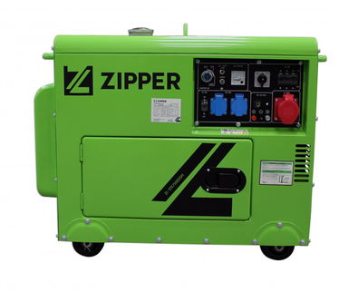 Zipper Generator Agregat Prądu Budowlany AVR Diesel Zipper ZI-STE7500DSH