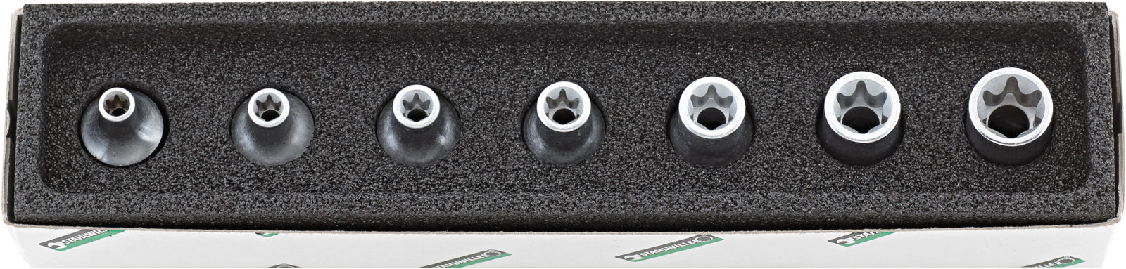 Zestaw nasadek 3/8" TORX E5-E14, 7-el. w opak.kartonowym STAHLWILLE