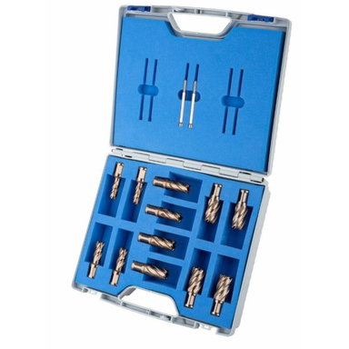 Zestaw wierteł Gold-Drill Line30 12 szt.12-22 + piloty Integra Tools