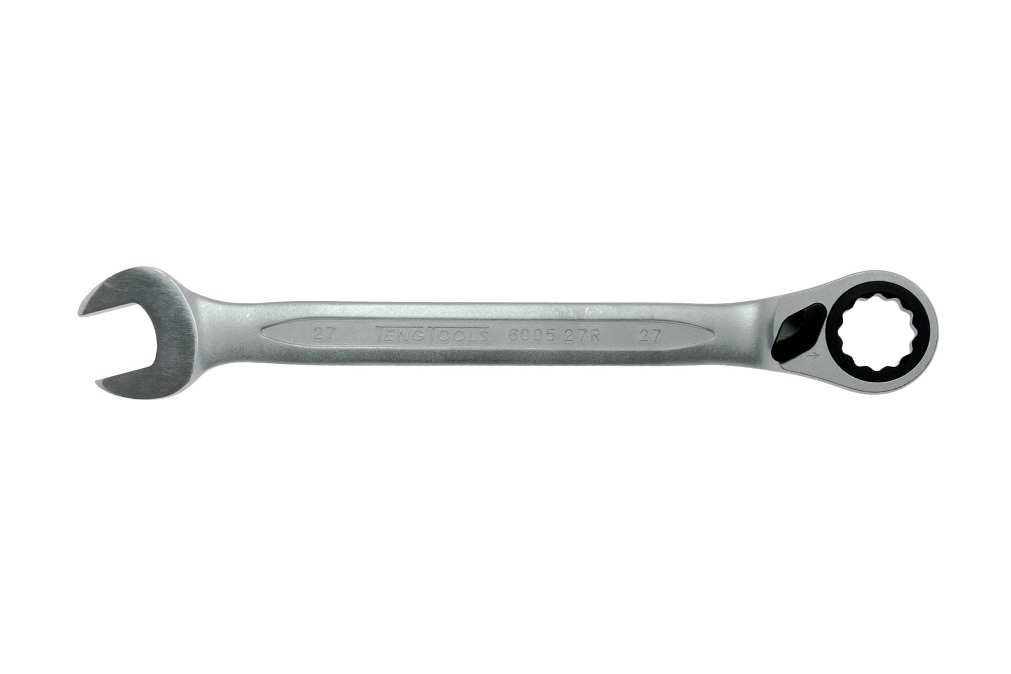 Klucz płasko-oczkowy z zapadką 27 mm Teng Tools