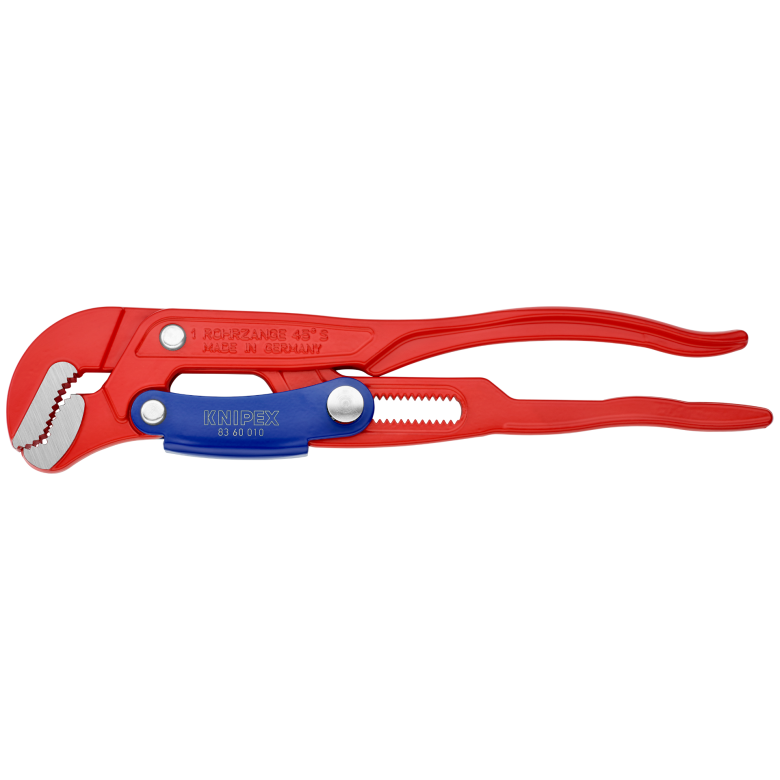 Klucz nastawny do rur ze szczękami typu S 83 60 010 Z przyciskiem szybkiej regulacji KNIPEX