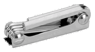 Zestaw 7 kluczy kątowych ocynkowanych metrycznych 2.5, 3, 4, 5, 6, 8, 10 mm w metalowym klipsie BAHCO