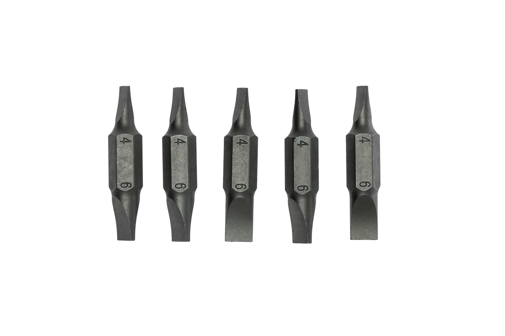 Grot wymienny dwustronny płaski 0.8×4-1.2×6 mm Teng Tools