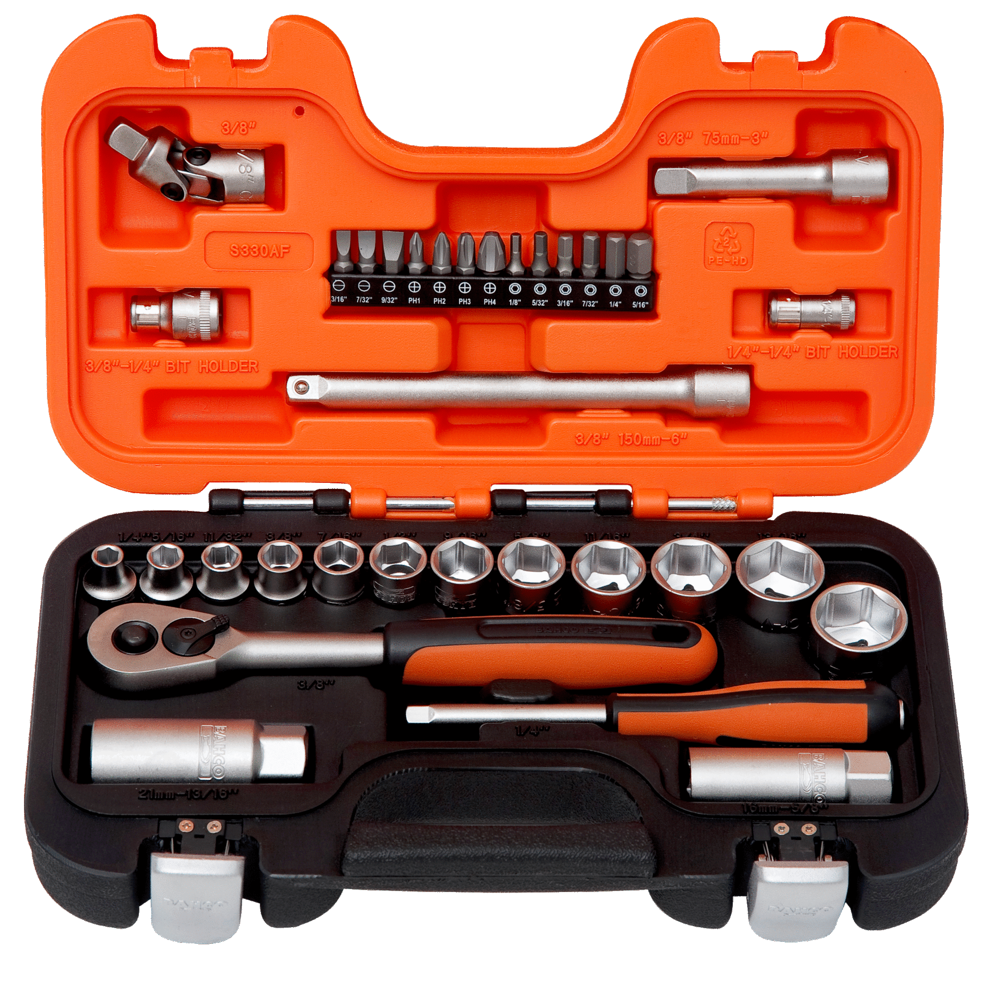Zestaw nasadek 1/4" i 3/8", 34 elementy BAHCO