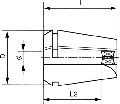 Poglebiacz z czopem prowadzacym HSS, wlk. 1 27mm GFS