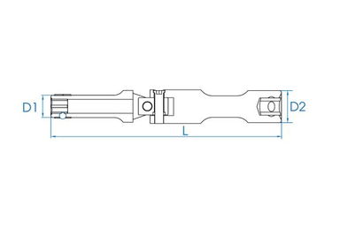 NASADKA Z PRZEGUBEM 3/8" 8mm x 120mm, DO ŚWIEC ŻAROWYCH, CHROM King Tony