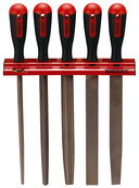 Zestaw pilników na wieszaku ściennym Teng Tools WRFL05