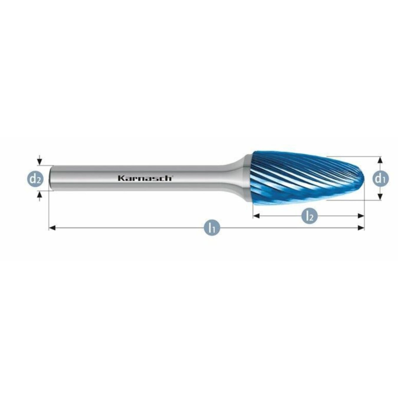 Pilnik obrotowy Blue-Tec RBF HP-2 8x20x6x65 Integra Tools