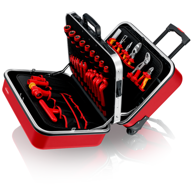 Walizka narzędziowa "BIG Twin Move RED" dla elektryków 98 99 15 KNIPEX