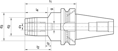 Uchwyt zaciskowy hydrauliczny JIS6339ADB 25x90mm BT40 WTE