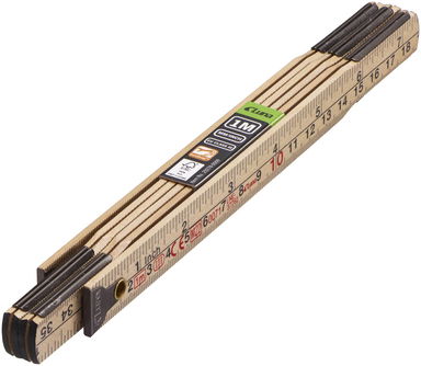 Miara składana 1 m - podziałka mm/cale Luna