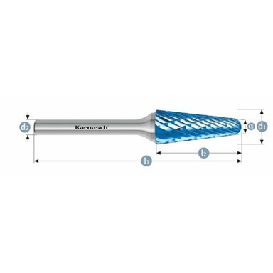Pilnik obrotowy Blue-Tec KEL HP-6 10x30x6x75 Integra Tools