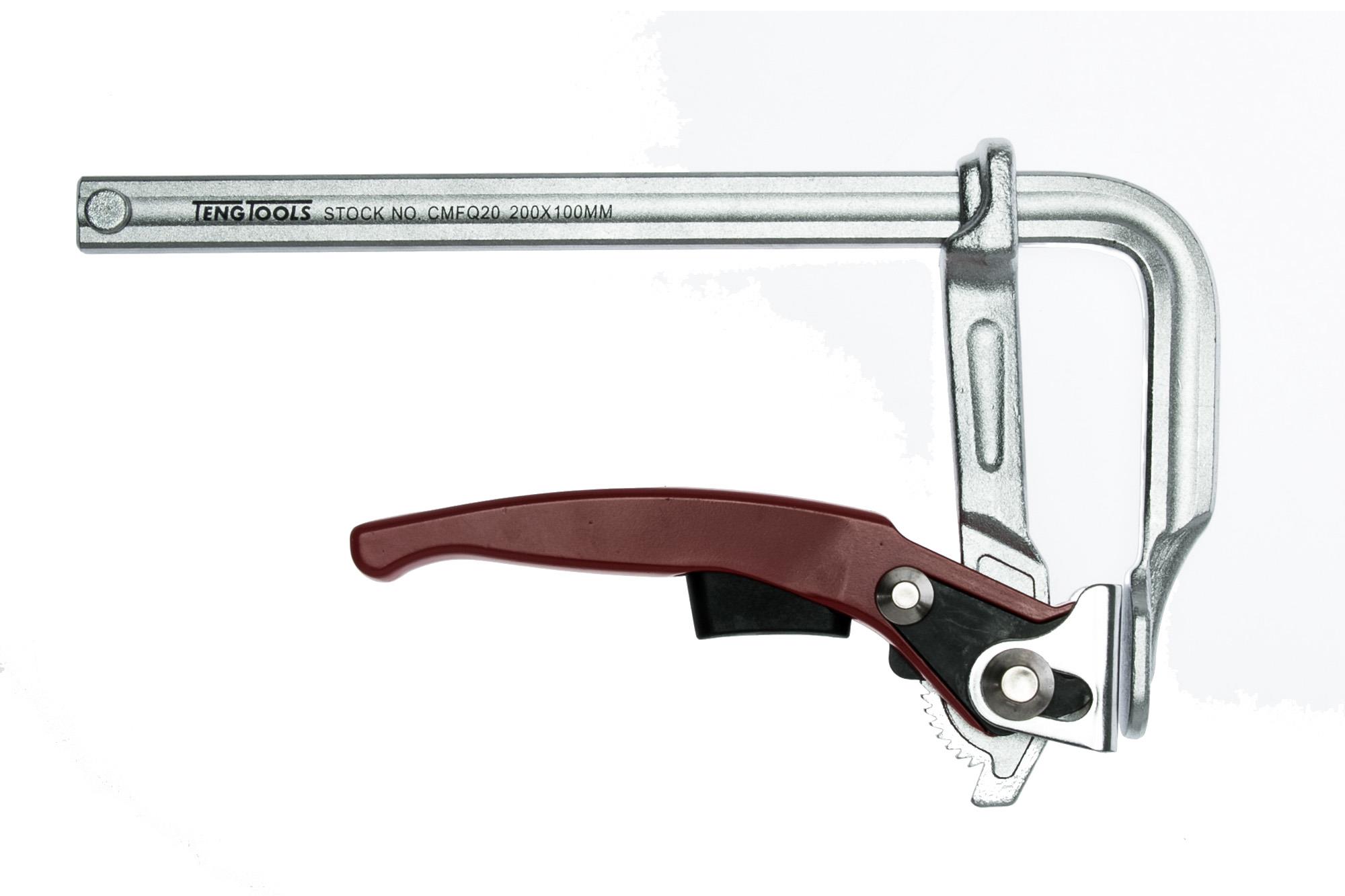 Ścisk śrubowy szybki 200x100 mm Teng Tools